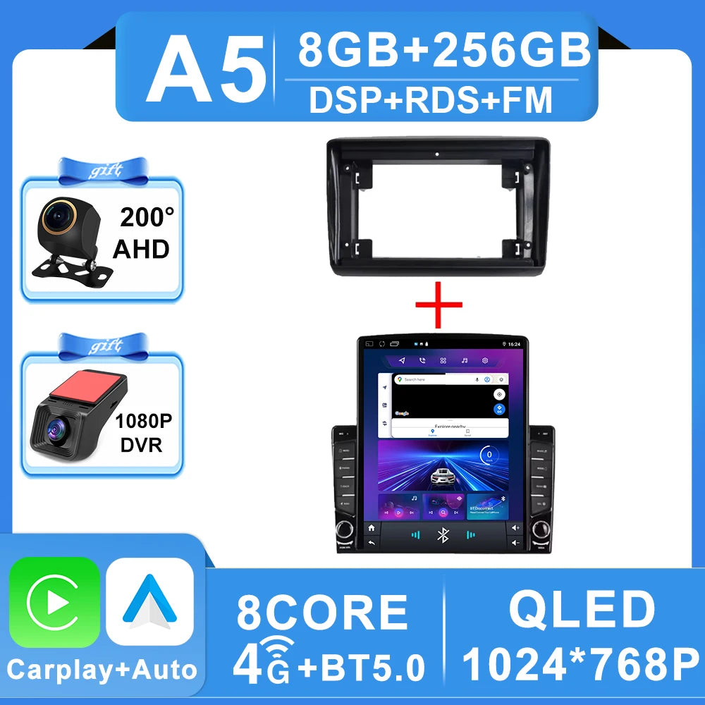 9.7" Android Car Stereo for Citroen Jumper, Peugeot Boxer & Fiat Ducato (2006–2022) — CarPlay, GPS, WiFi