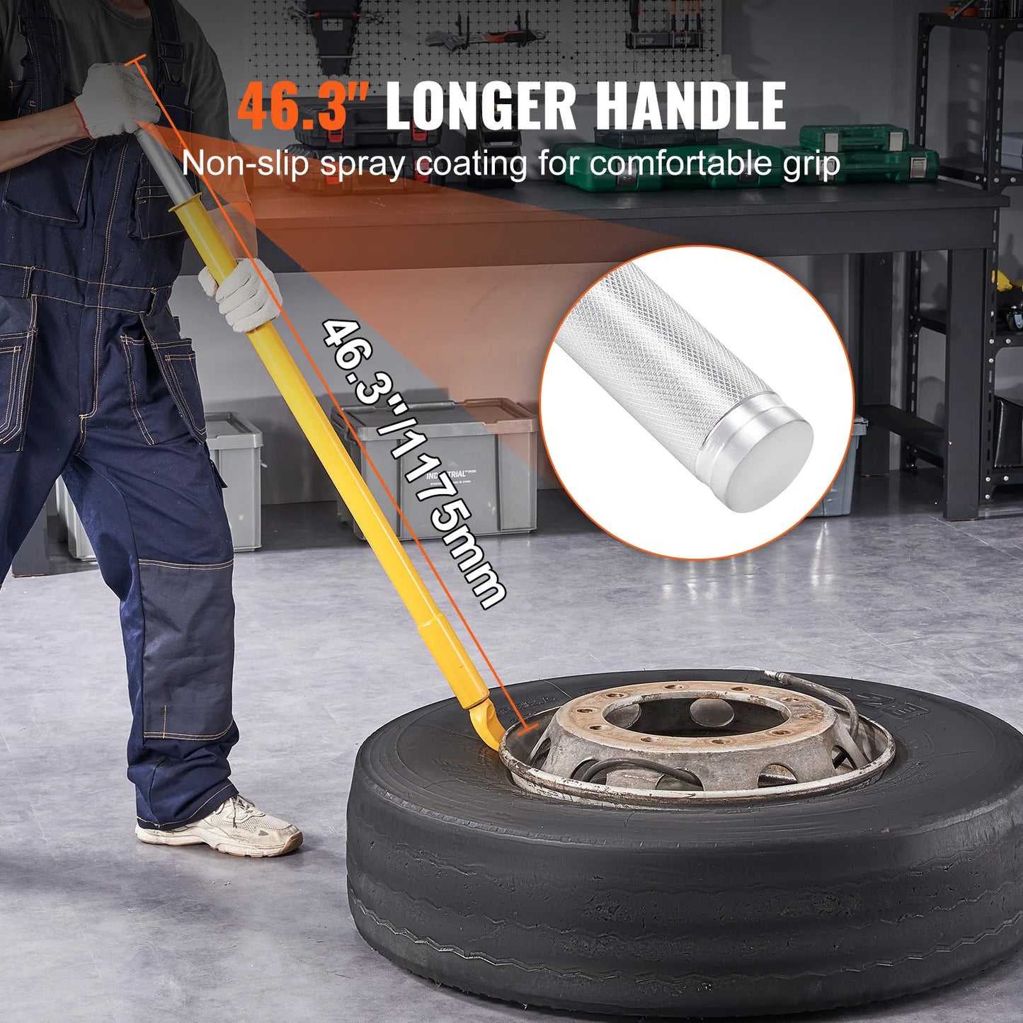 SucceBuy Heavy-Duty Steel Tire Bead Breaker Slide Hammer