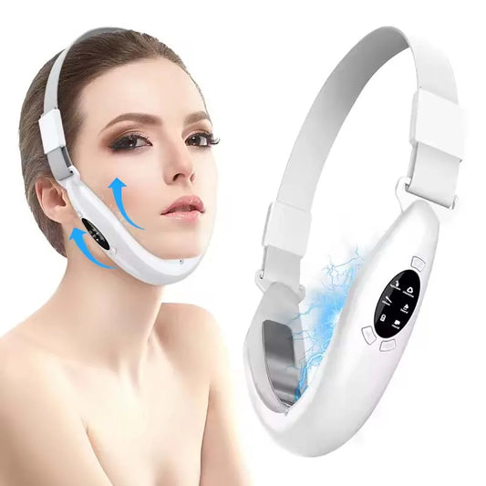 Face Lifting Device Red Light Skin Rejuvenation V Face Massager Double Chin Lift Up with Remote Control Facial Beauty