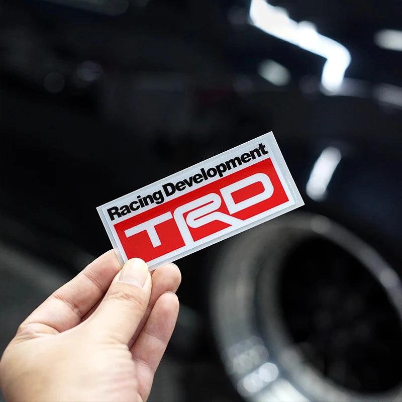 Suitable for Toyota TRD car reflective sticker body decoration sticker waterproof sunscreen scratches shielding sticker