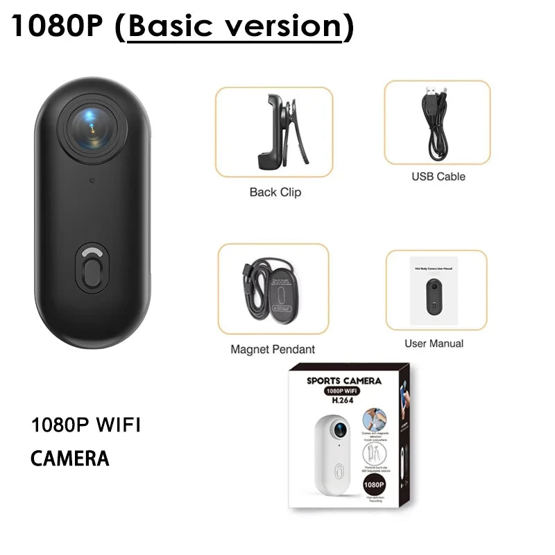 4K Action Camera — Waterproof WiFi Helmet & Motorcycle Body Cam