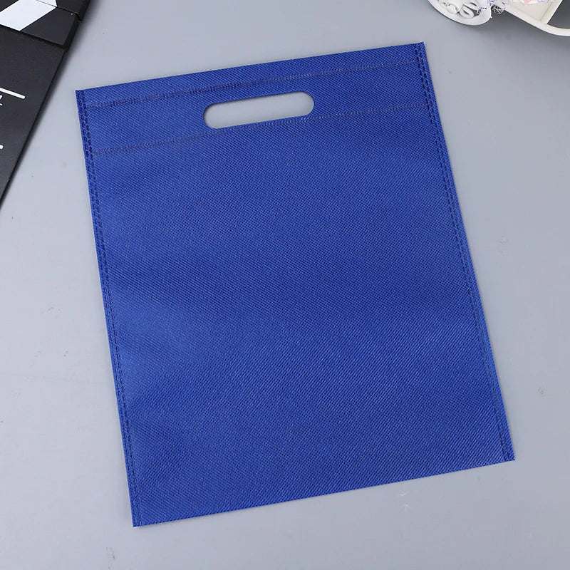 50pieces Nonwoven Storage Bags Eco-friendly and Reusable Nonwoven Shopping Bags Gifts Promotional Tote Bags