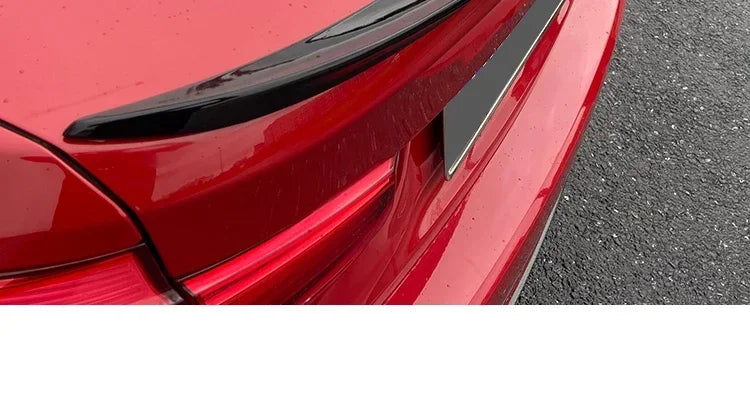 Carbon Fiber Rear Bumper Lip Trunk Wing MP M4 PSM Style Roof Spoiler Kit For BMW 3 Series F30 F31 F35 2026-2026 Gloss Black