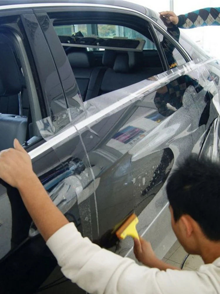 3 Layers Clear Car Protective Vinyl Wrap Car Paint Protection Film For Car Motorcycle Laptop Bike Wraps