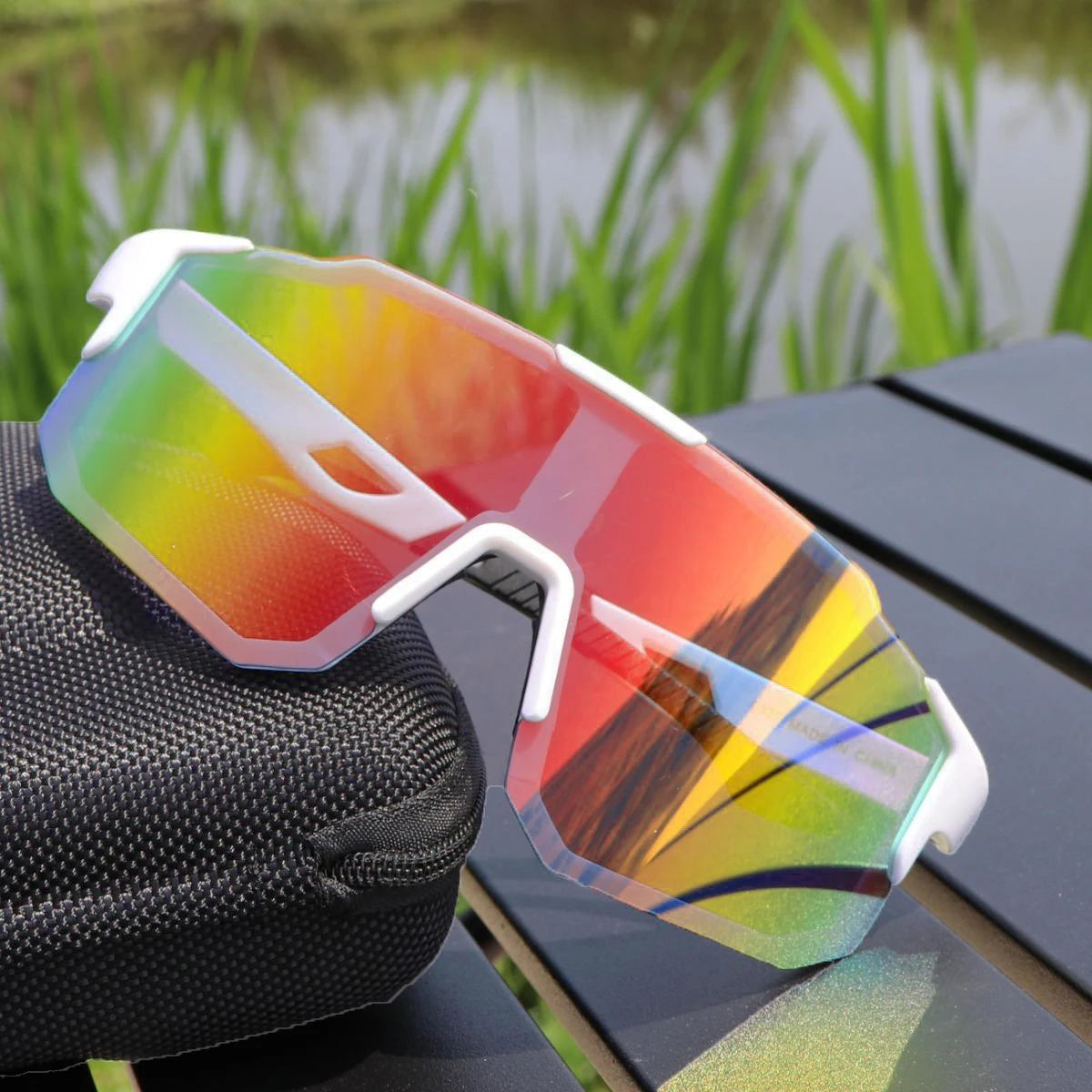 Cycling Sunglasses — Large Frame UV400 Windproof Sport Shades