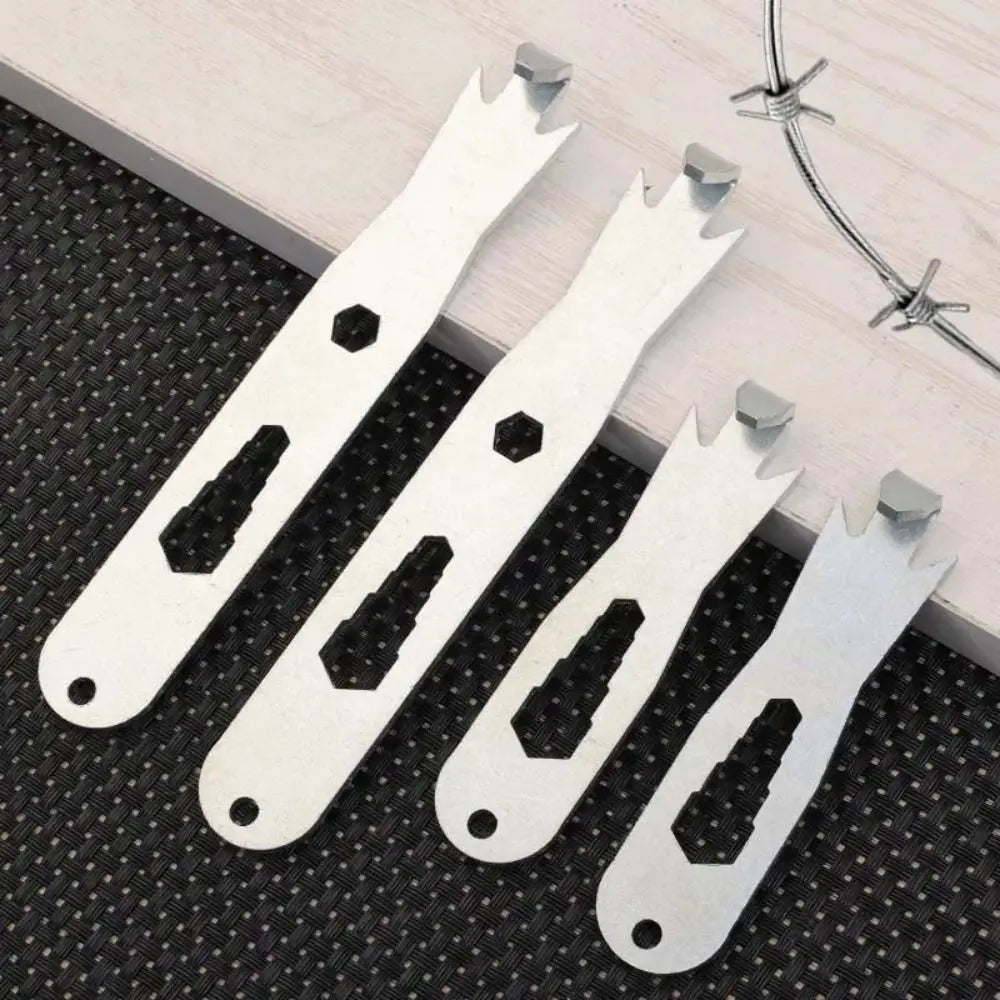 Stainless Steel Fence Wire Twister Heavy Duty Barb Binding Wire Tightener Multifunctional Tensioning Tool