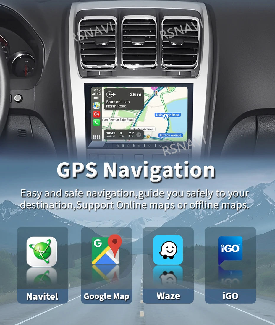 Android 16 Carplay Car Radio For Chevrolet Silverado Impala GMC Yukon Acadia Sierra Navigation GPS Multimedia Player stereo wifi