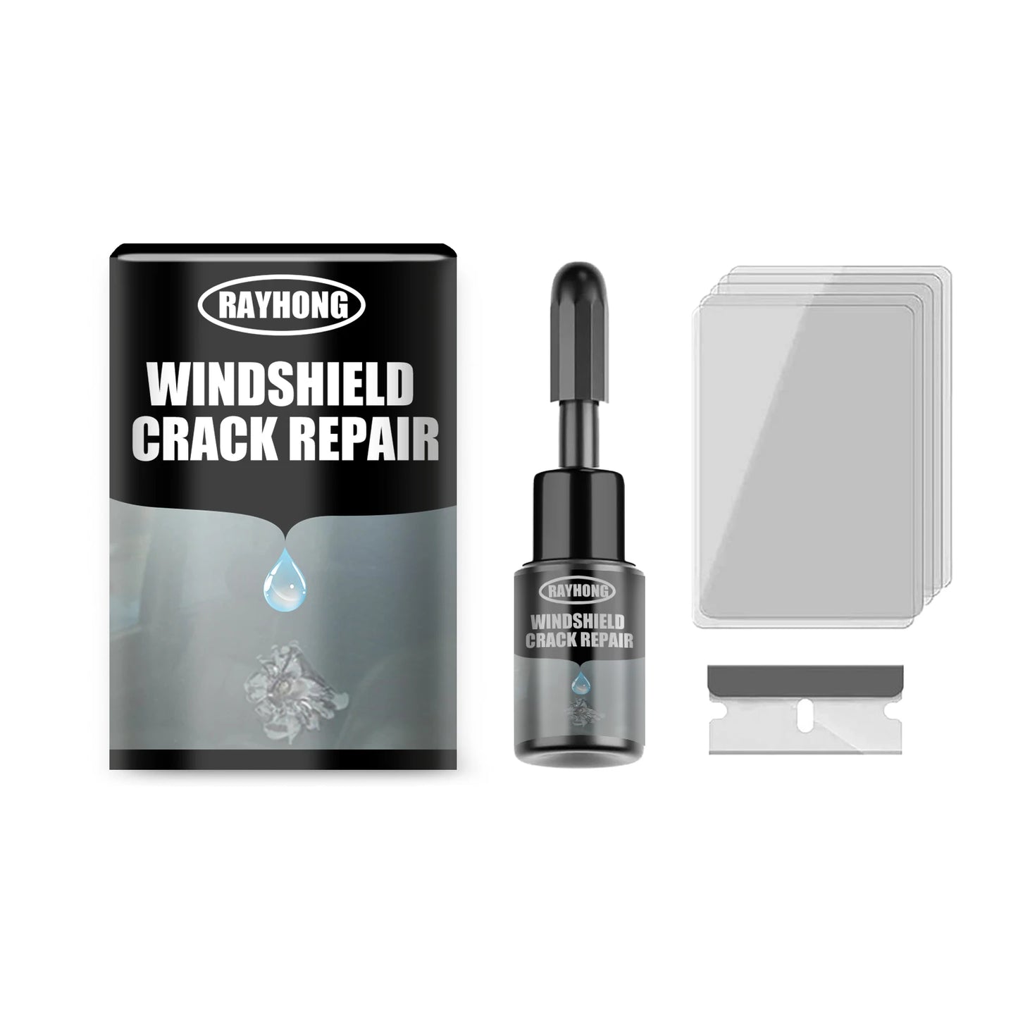 Car Windshield Crack Repair Fluid Car Window Cracks Gone Glass Repair Kit DIY Windscreen Scratch Crack Restore Windshield Repair