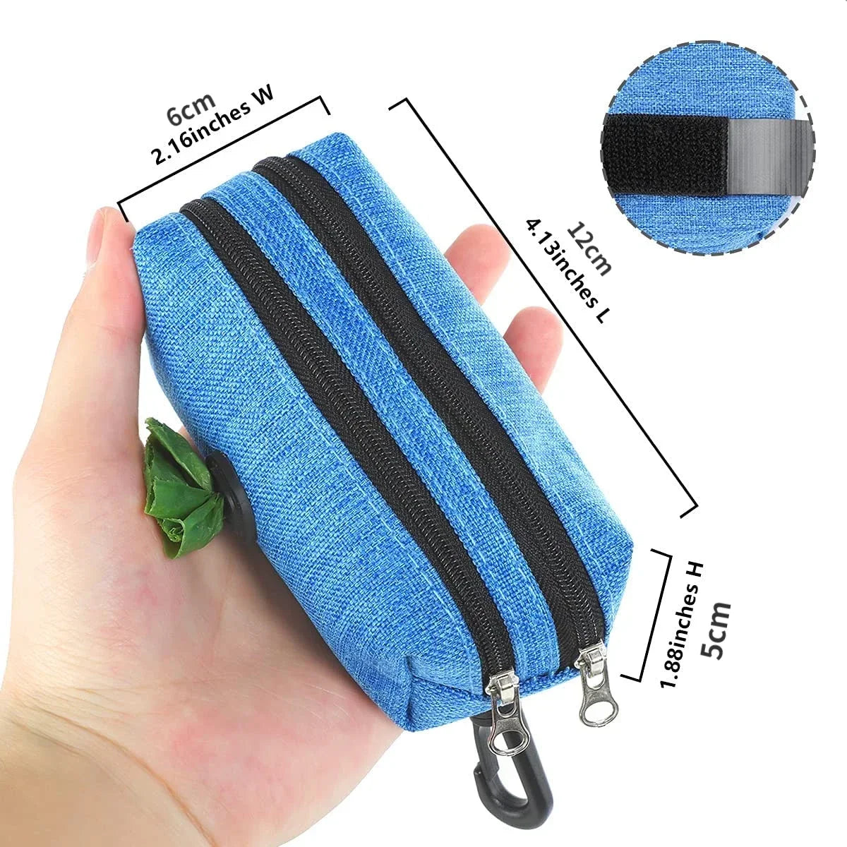 Dog Waste Bag Carrier - Leash Pouch with Storage Pocket – photo 3