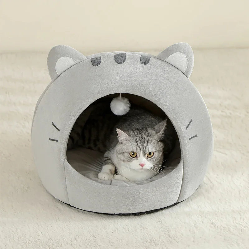 Super Warm Cat House - Kitten Cave Cushion and Small Dog Tent Bed - photo 7