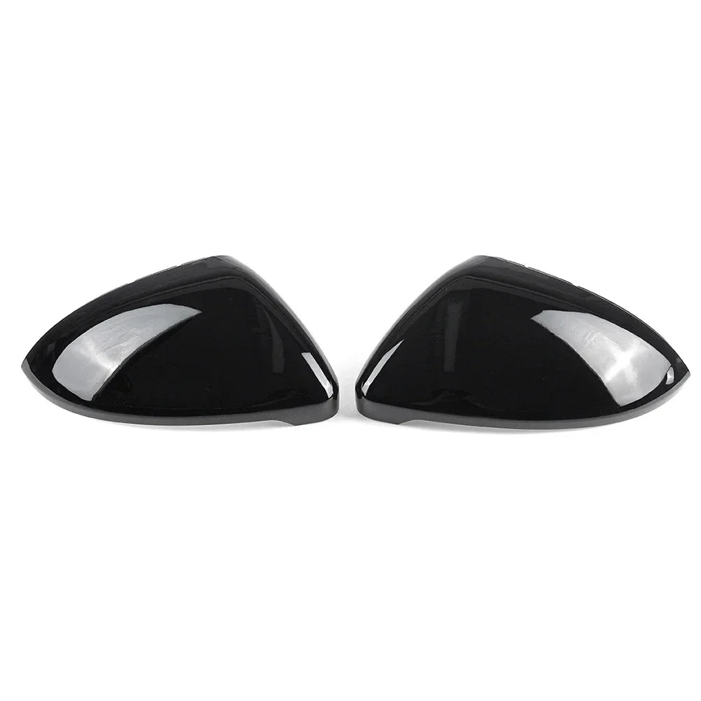 Glossy Black Auto Rearview Mirrors Cover Side Mirror Caps Car Accessories Fit For VW Golf 7 MK7 MK7.5 GTI R GTE GTD 2013-2020