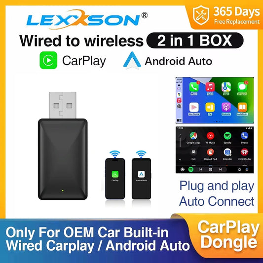 Wireless CarPlay & Android Auto Adapter