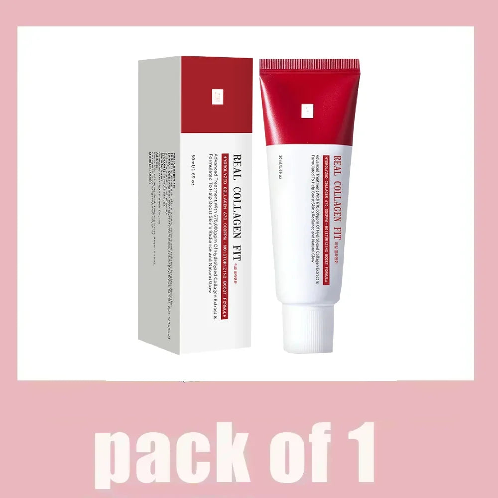 Real Collagen Fit Wrapping Peel-Off Face Mask 670,000ppm – Glass Skin, Hydrating, Firming & Elasticity Boost | 1, 3, 5, 10 & 22 Pcs
