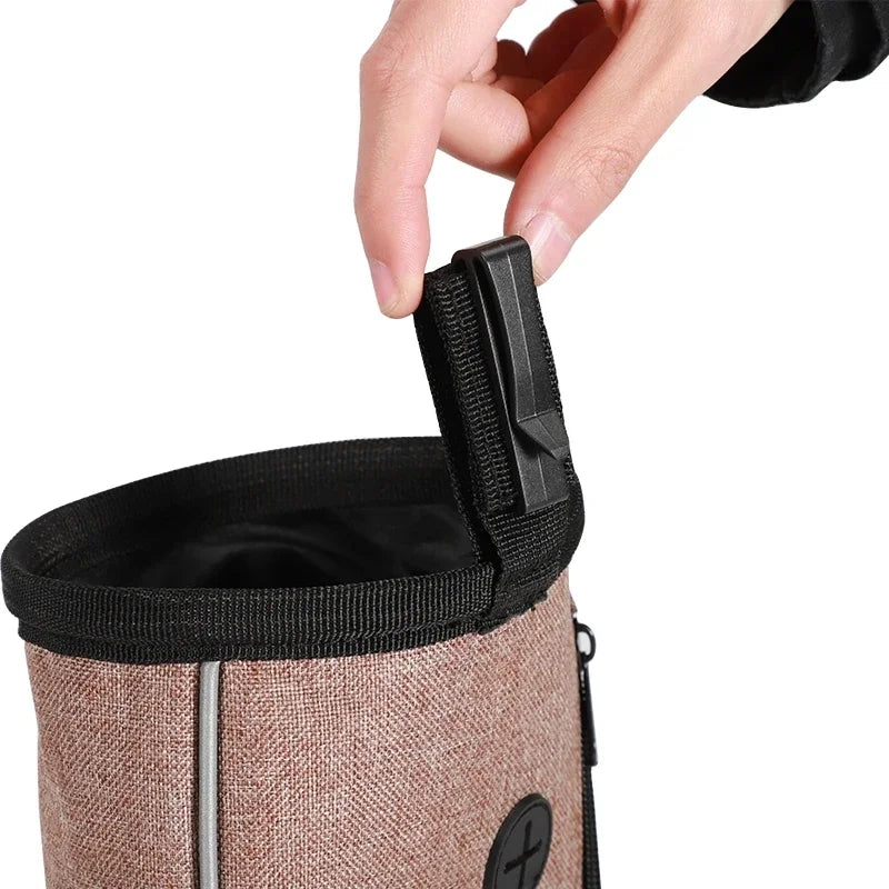 Dog Treat Pouch with Built-In Poop Bag Dispenser – photo 4