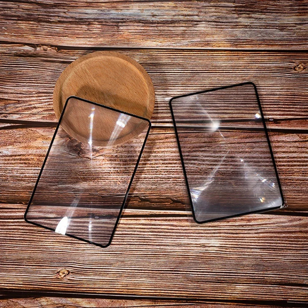 New Full Page Large Sheet Magnifier Magnifying Glass Reading Aid Glass Page Magnifying Lens Ultra-thin Reading Magnifier  New