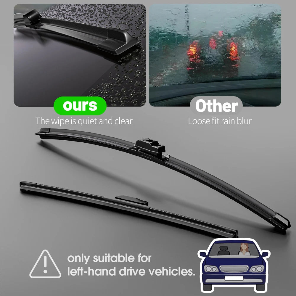 22"+22" Front Wiper Blade Set — Dodge RAM 1500/2500/3500, Charger, Magnum, Challenger