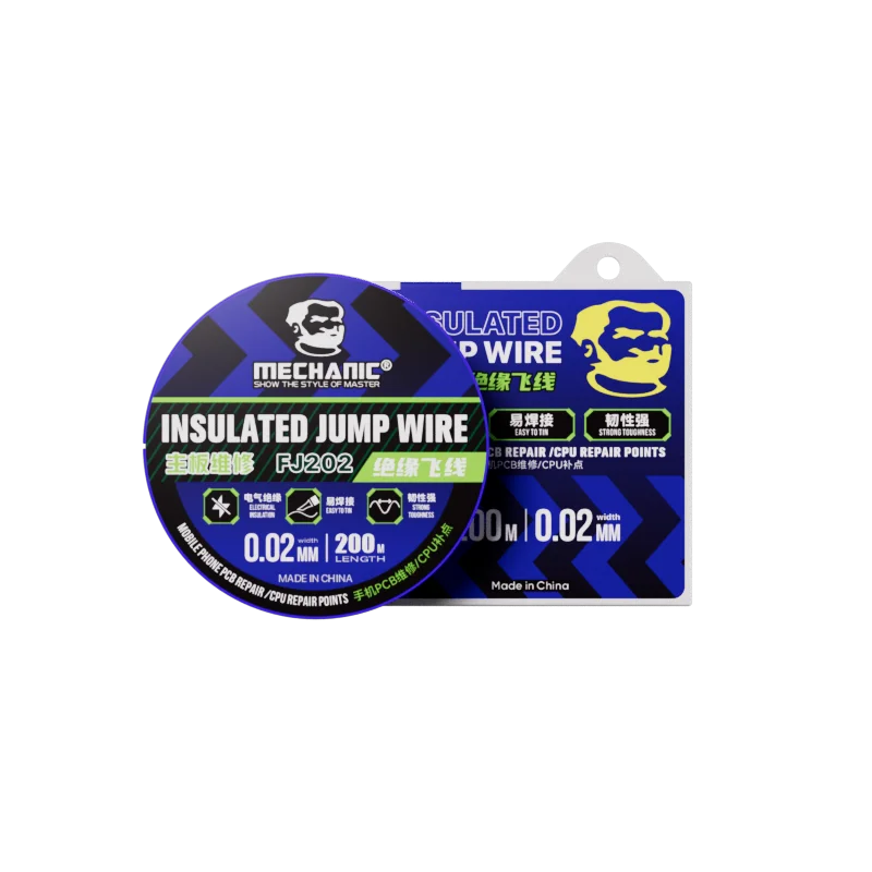 MECHANIC FX105 FS205 FJ201 FJ202 FX202 0.005mm Ultra-fine Uninsulated Copper Wire Length 100M CPU LCD PCB Link Jumper Wire