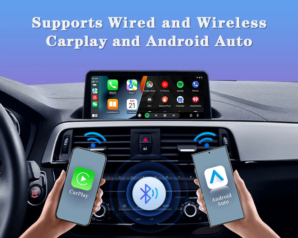 AUTOTOP 10.25" 1920*720 Car Replacement Radio Display for BMW 1 2 series F20 F21 F22 NBT 2026-2026,Wireless CarPlay Android Auto