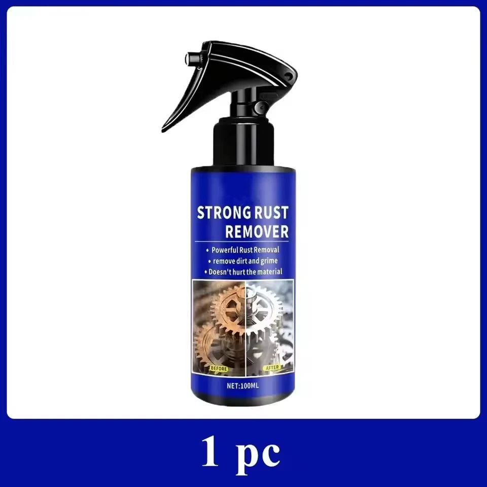Automotive Car Rust Remover Spray Clean Metal Iron Quickly Auto Exhaust Pipe Rust Derusting Spray Stain Removal Agent