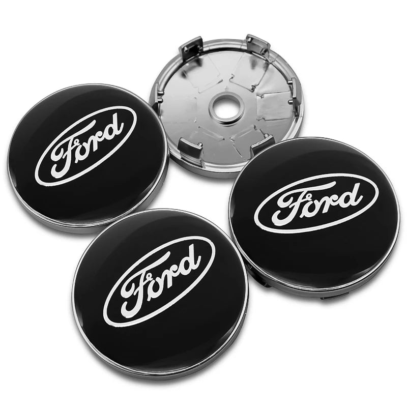 4Pc 56mm 60mm 54mm Car Wheel Center Hub Cap For Ford Fiesta Mondeo Fusion Explorer Escape Focus Kuga Rim Cover Sticker Accessory