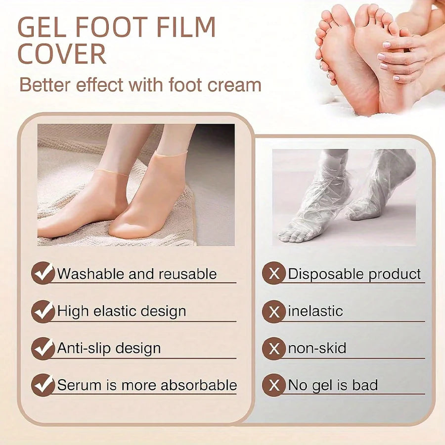 Moisturizing silicone foot socks for dry heels — view 9 of 17
