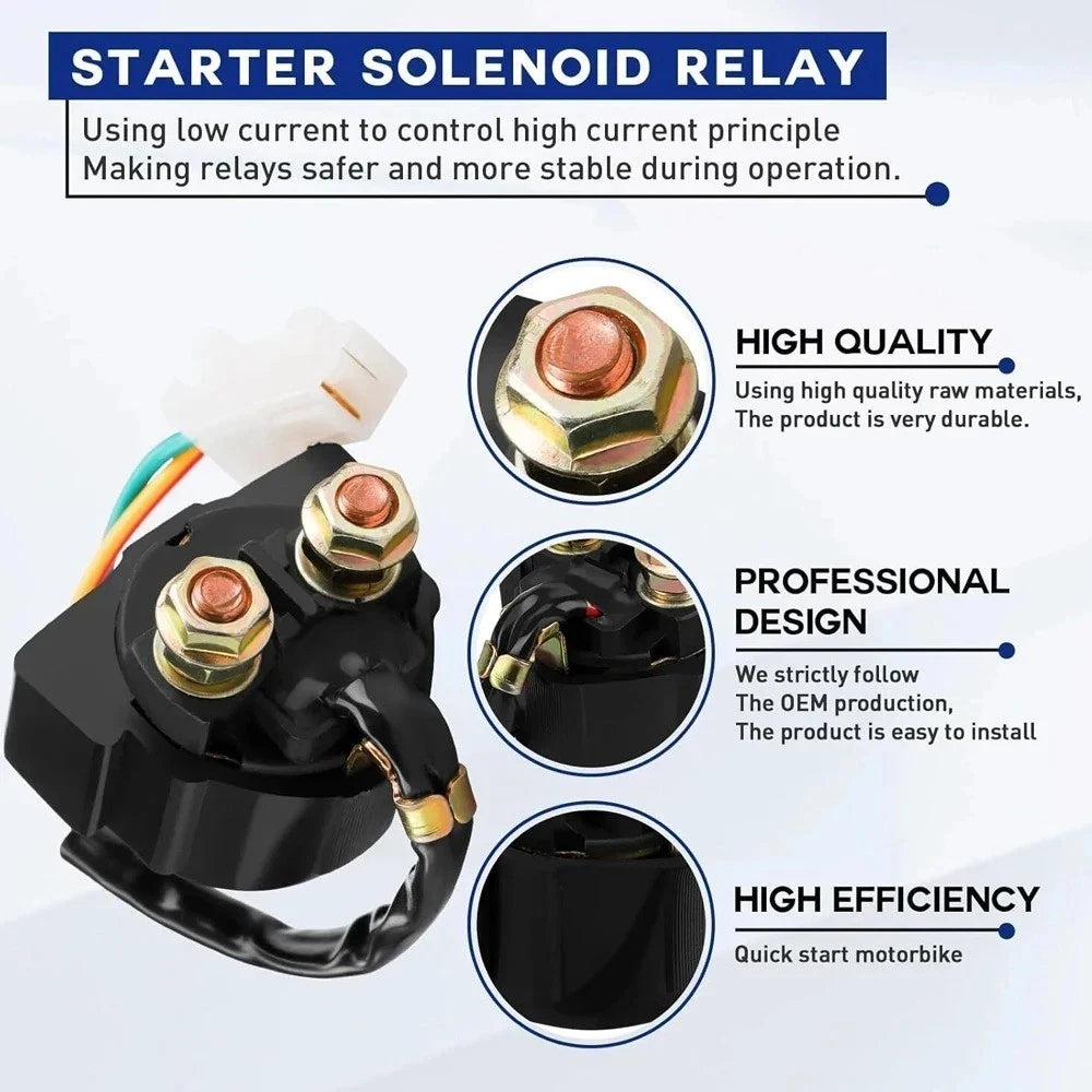 Premium Starter Solenoid Relay for Honda FourTrax 300 ATV