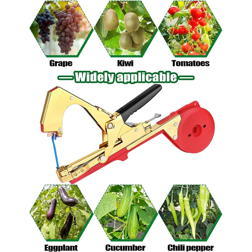 Plant Branch Hand Tying Binding Machine Garden Plants Tying Machine Minced Vegetable Tape Tool Tapener Garden Tools