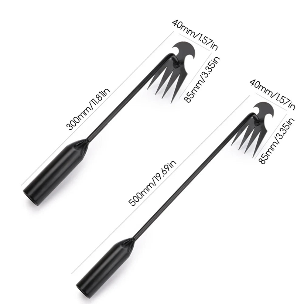 2-in-1 Garden Hoe Cultivator & Weed Puller – Heavy-Duty Rust-Resistant Gardening Tool with Handle