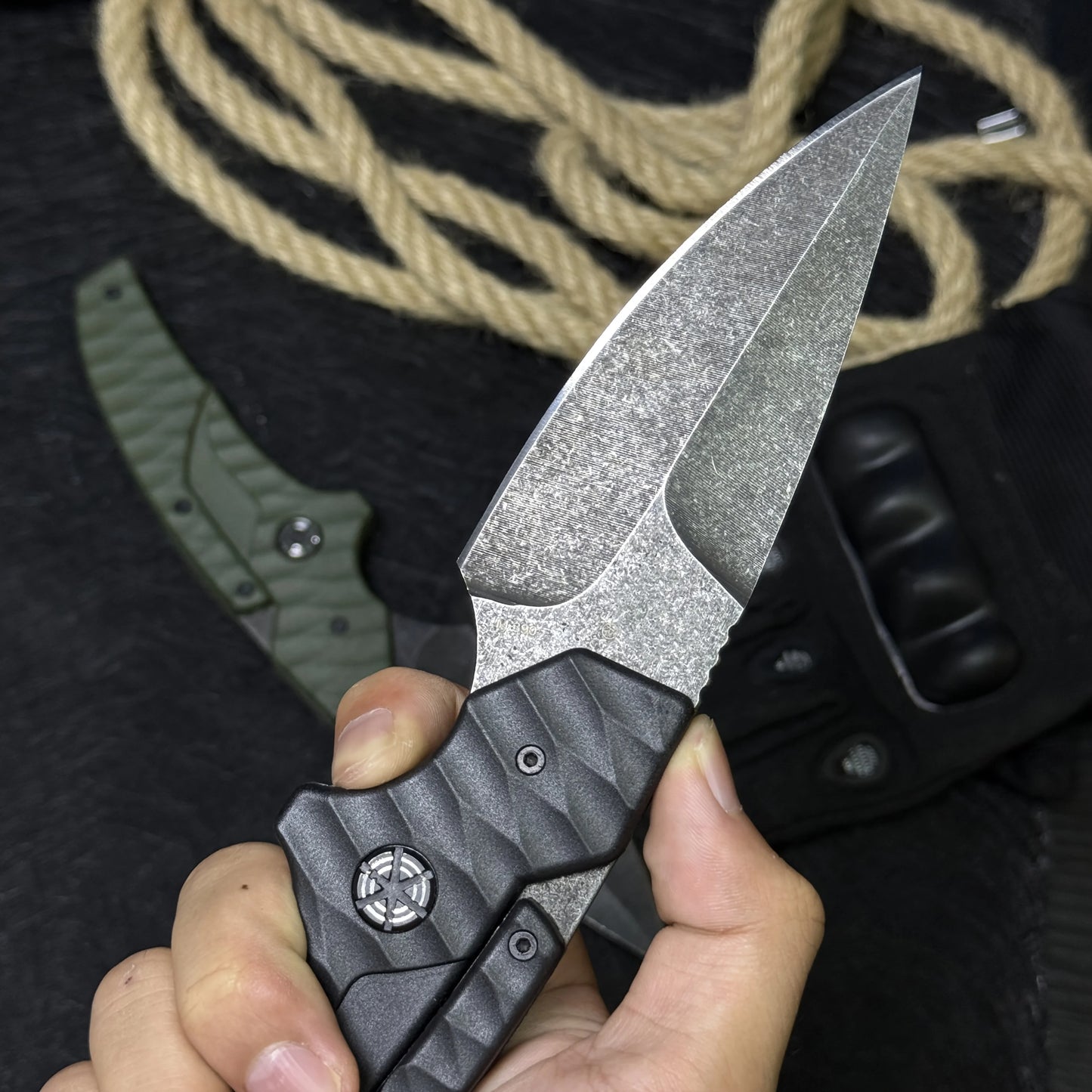 2-in-1 Tactical Folding Knife, Pocket Knife, Ideal for Outdoor Hunting, Camping, and Survival—The Perfect Gift
