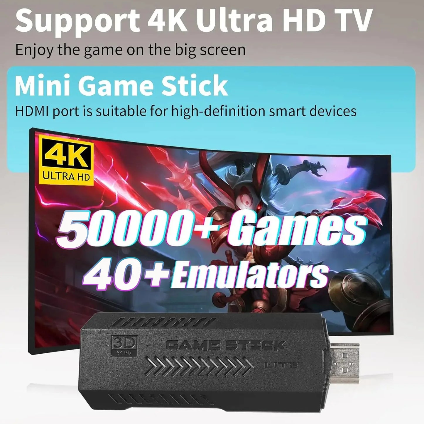X2 Pro Retro Game Console – 50,000+ Games, 40+ Emulators, 4K HD & Wireless Controllers | PS1/N64/DC