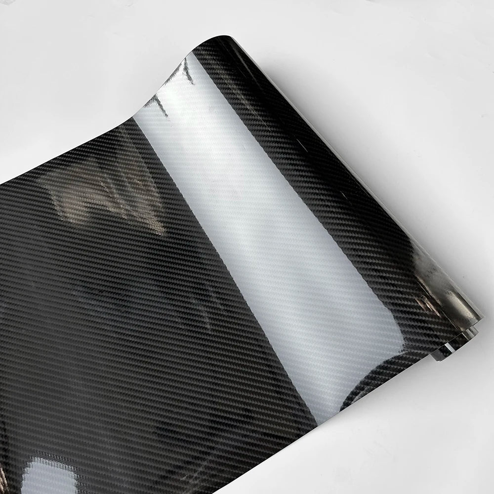 9D Carbon Fiber Vinyl Film High Glossy Car Sticker Film Cover Motorcycle Sticker Vinyl Wrap Accessories for Vehicles Adhesive