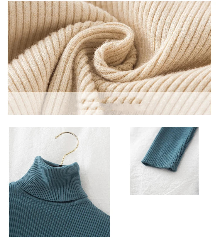 Women's soft turtleneck sweater, cotton blend — view 12 of 20