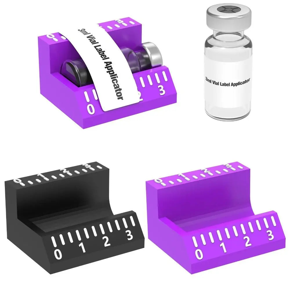 3ml/10ml Vial Label Applicator Easy Alignment Time-Saving Sticker Alignment Tool Precise Application Reusable Labeling Tools
