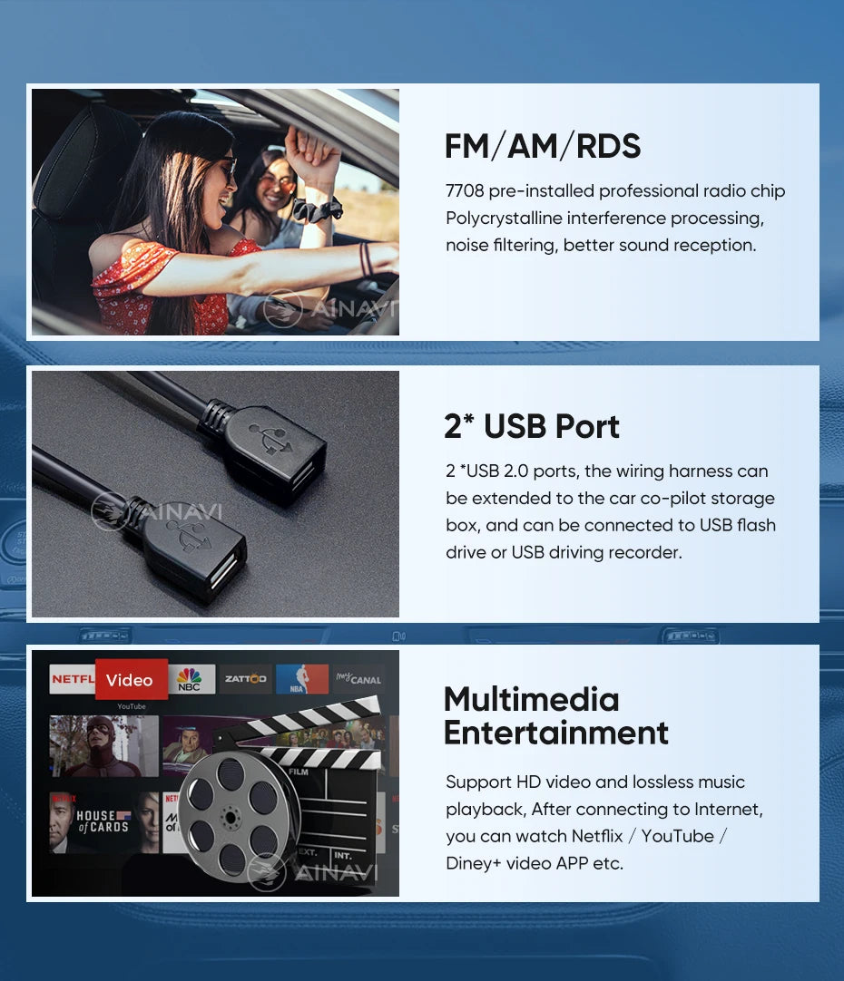 Ainavi 13.1 Inch For Chevrolet Silverado 2014 2015 2016 2017 2018 Car Radio Carplay Android Auto Multimedia Player 4G 2Din HDMI