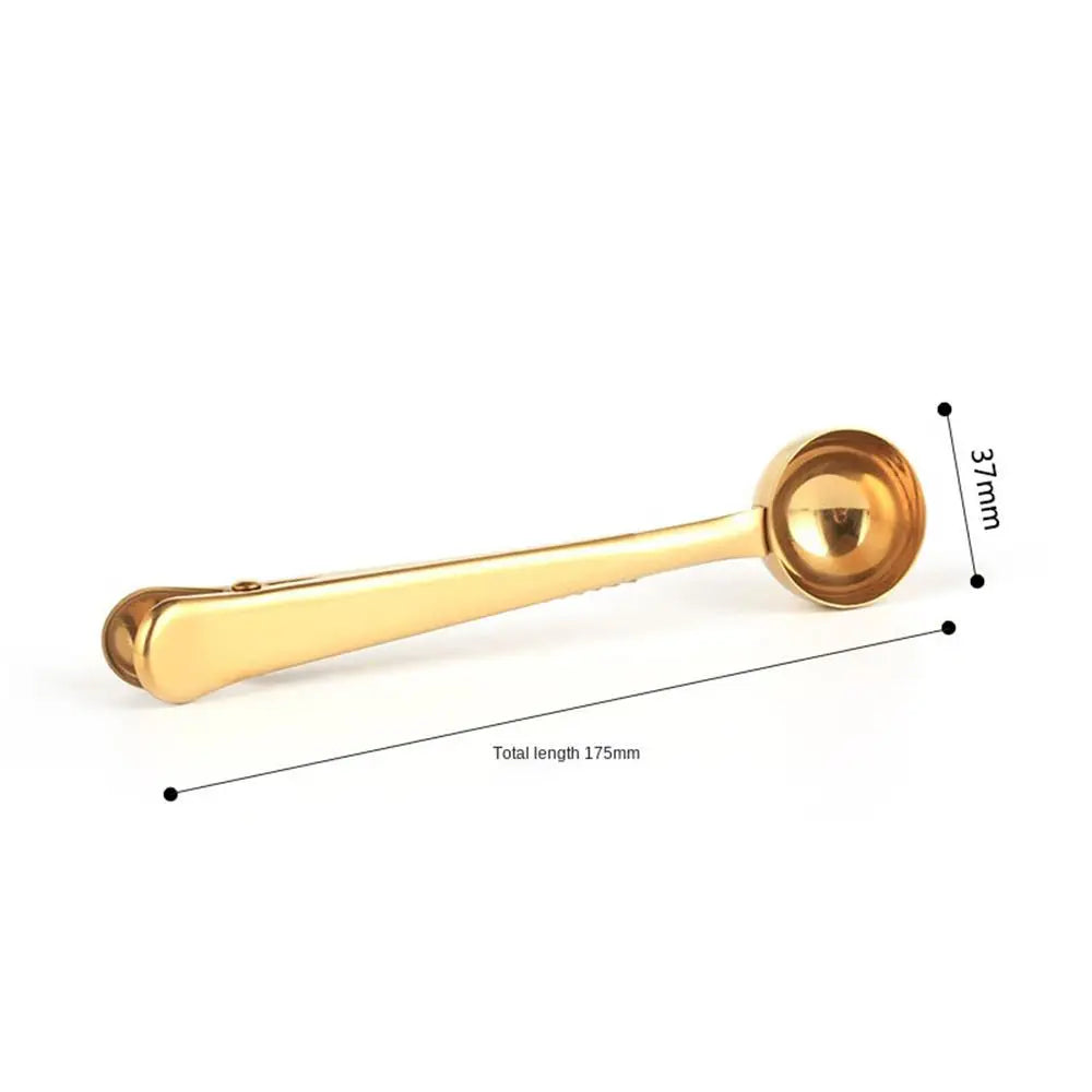 2-in-1 Stainless Coffee Scoop with Bag Clip - Powder Measuring Spoon - photo 5