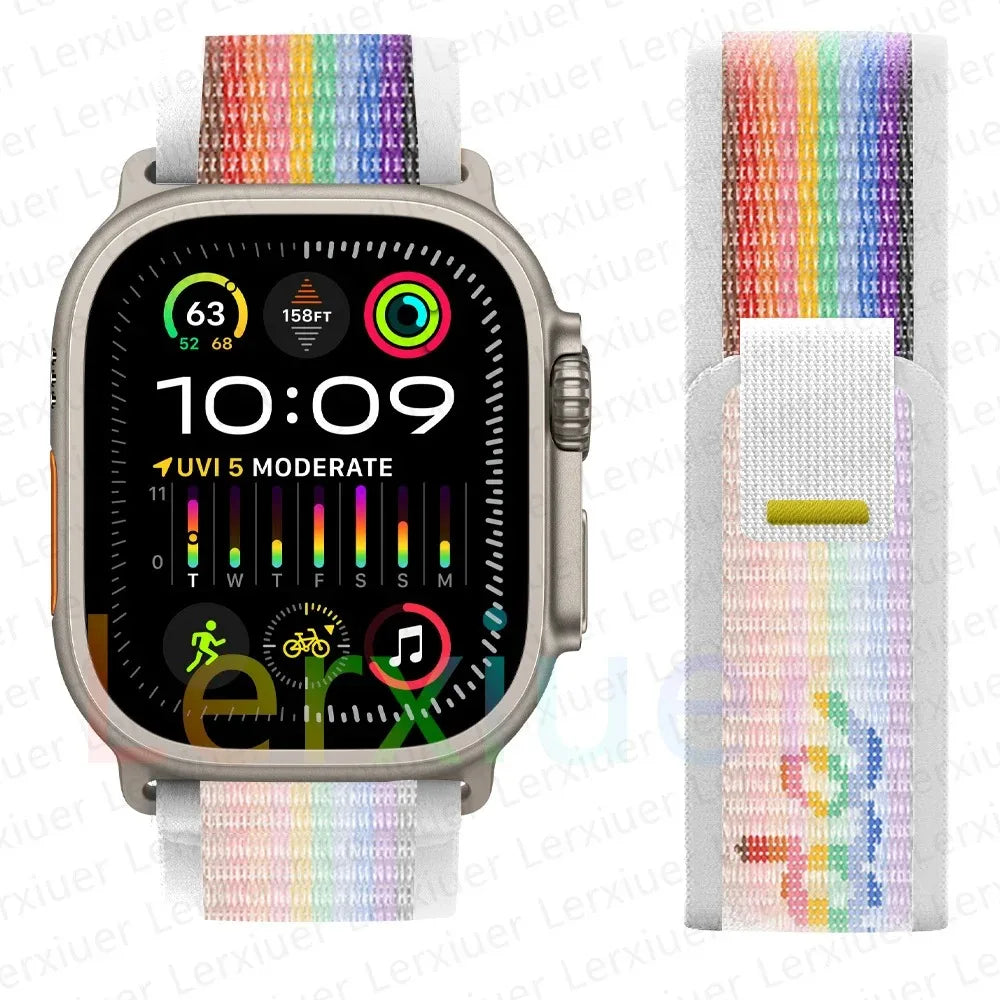 trail loop For apple watch ultra 3 2 Band 49mm 44mm 40mm 45mm 41mm 42mm correa bracelet iWatch series 7 se 8 9 10 11 46mm straps