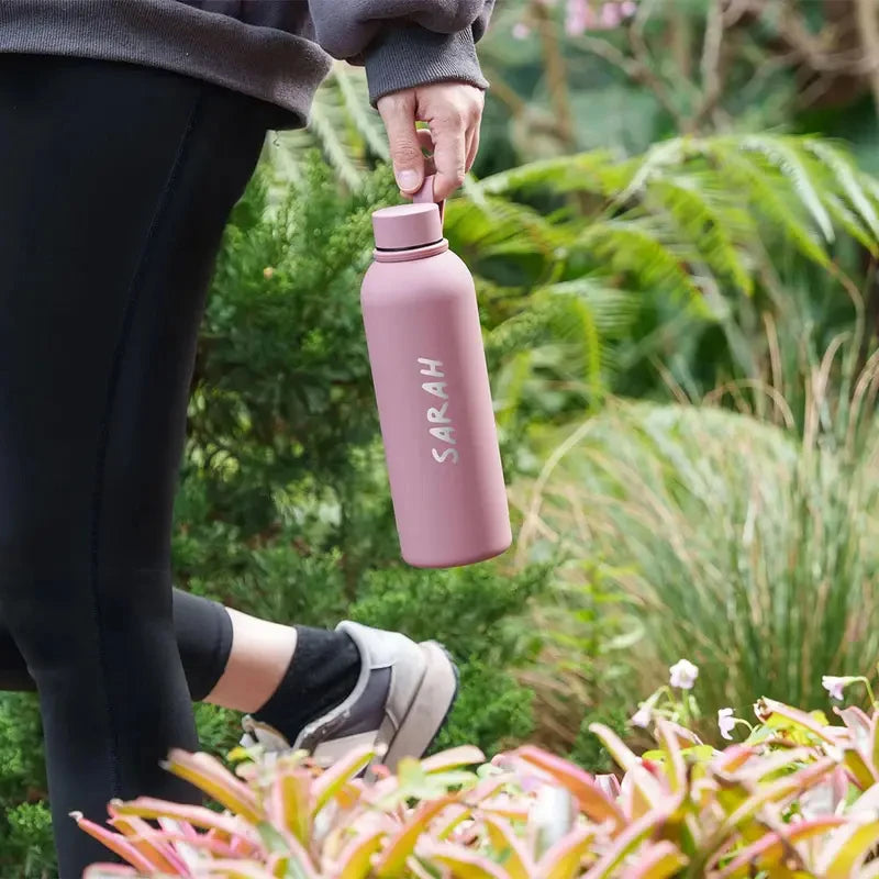 Custom Name Drinkware Tumbler Water Bottle Personalized Water Bottle Logo Vacuum Insulated Sports Stainless Steel