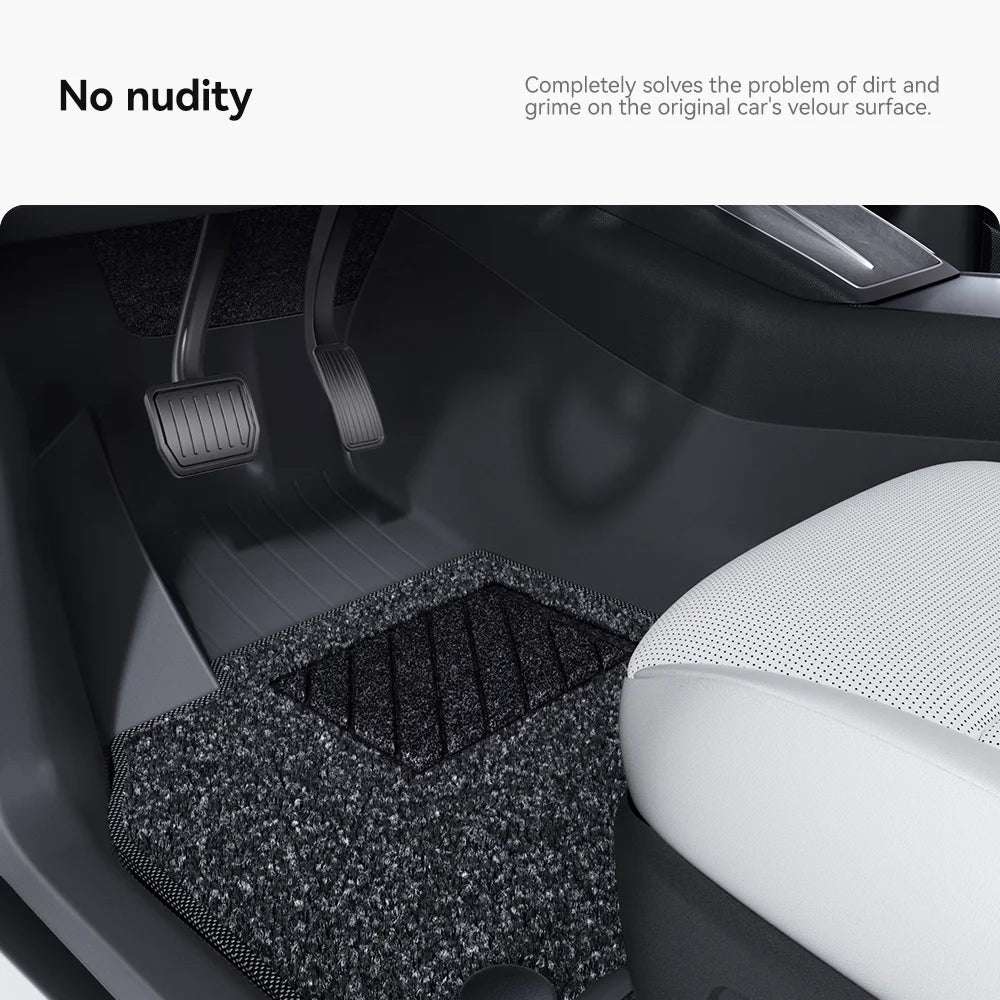 YZ 360° Full Cover TPE Injection Floor mat waterproof Anti-Slip Set Floor Liner Mat For Tesla Model Y Juniper 2026-2026