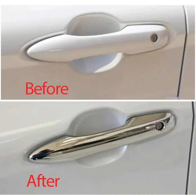 4x Car Door Handle Cover for Toyota Camry XV80 80 Hybrid LE SE 2025 2026 2027 Sticker Trim Exterior Scratch Decor Accessories