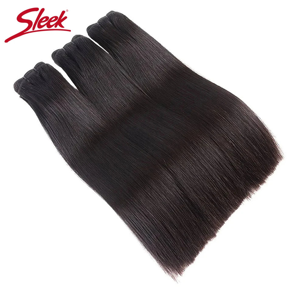 Sleek Brazilian Straight Hair Double Drawn Natural  Human Hair Weave Bundles Remy  Honey Blonde 613 6# 8# Human Hair Bundle