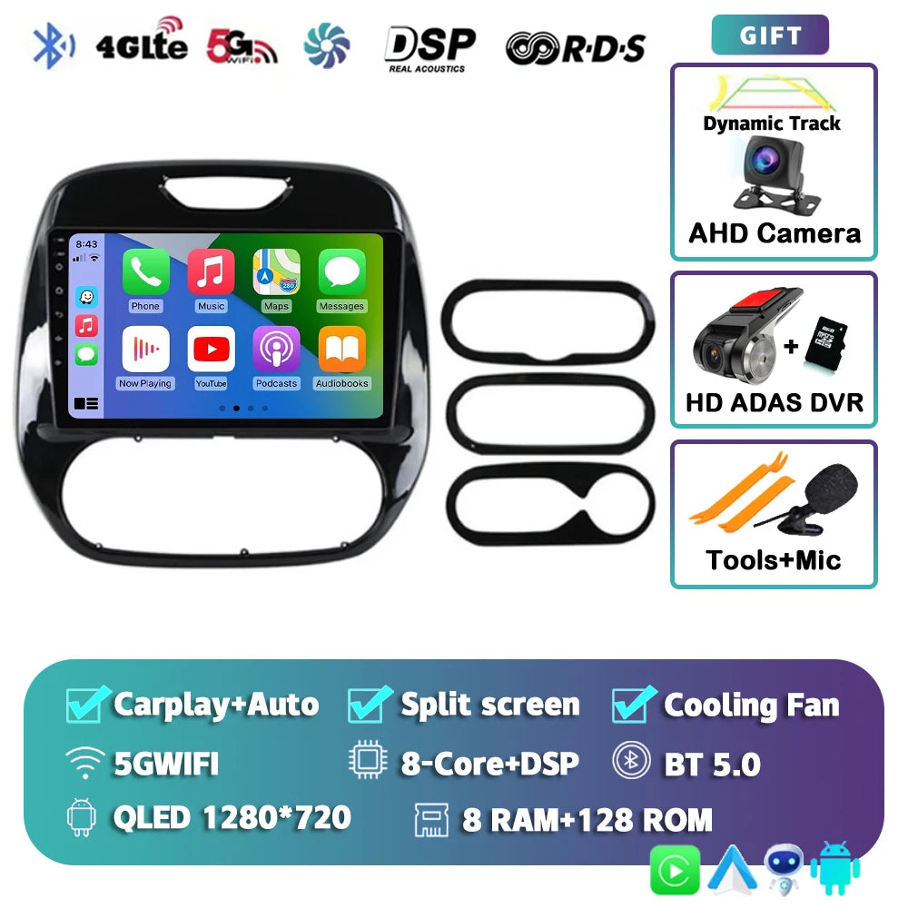 Android 15 Car Radio For Renault Kaptur Captur Clio Samsung QM3 2026 2026 2026 2026 Wireless Carplay multimedia Android Auto 4G