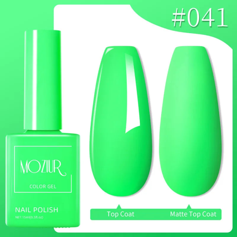 Colorful Hot Sale Uv Gel Nail Polish Set Soak Off Gel Nail Polish 15ml Professional Nail Gel Polishes