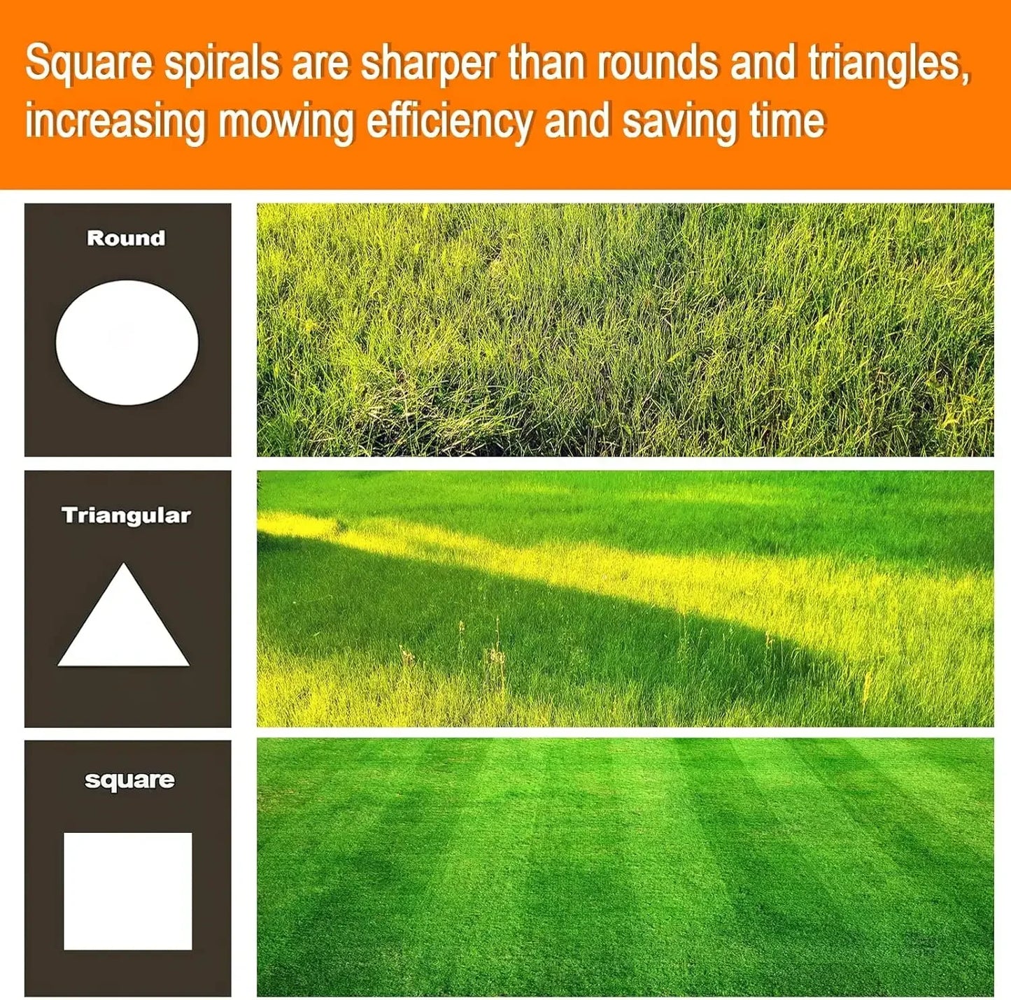 1.6~3.0mm*15m Upgrade Tricolor Spiral Trimmer Line Weed String Trimmer Line Brush Cutter Thread Trimmer