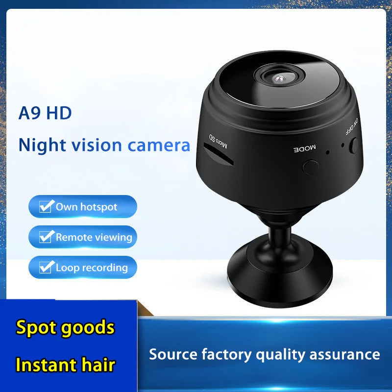 Mini A9 WiFi Security Camera — 1080P Wireless Home Monitor