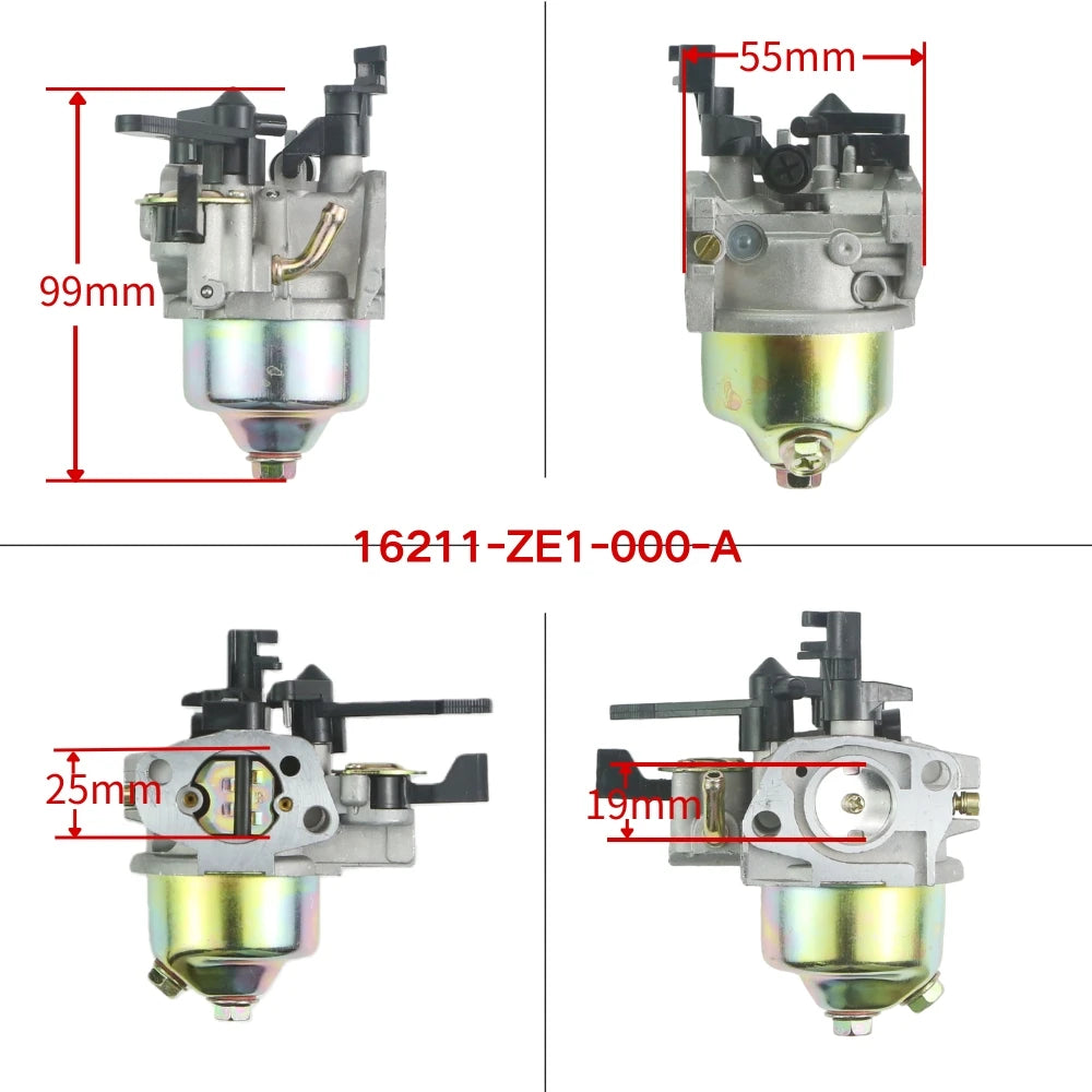 Carburetor For HONDA 168F 170F P19 P18 GX110 GX120 GX160 GX200 5HP 5.5HP 6.5HP 4 Stroke Engine Carburetor 2KW - 3KW Generator