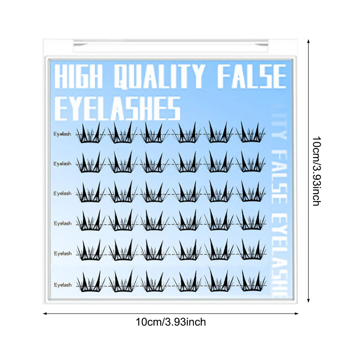 Natural Cosplay False Eyelashes No Glue Need Eyelash Clusters False Eyelashes for Eye-Lifting Effect DIY Makeup Use Makeup Tools