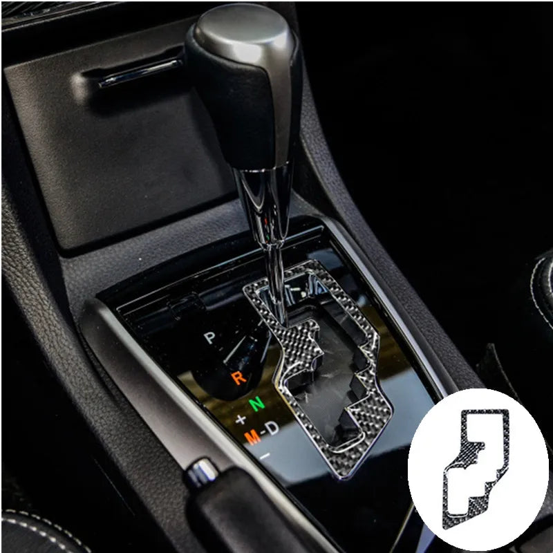 Black Carbon Fiber Car Interior Decoration Protection Sticker Auto Accessories For Toyota Corolla 2014 2015 2016 2017 2018