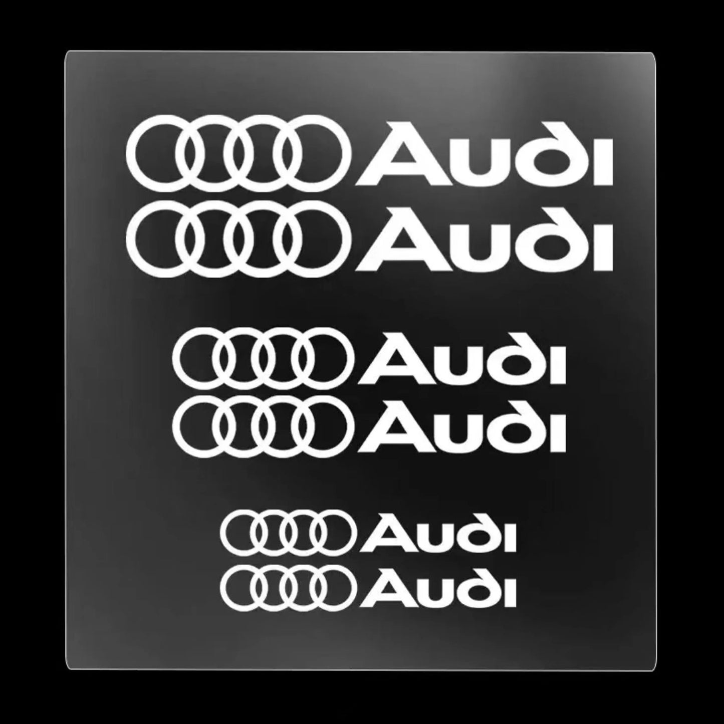 Brake Caliper Decals — Heat-Resistant Waterproof Stickers (6-Pack)