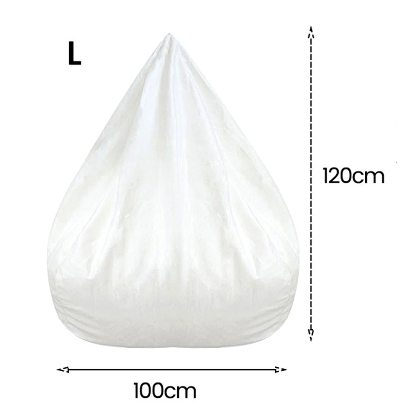 Lazy Sofa Cover Bean Seat Bag Sofa Cover Without Filler Comfortable Beanbags Living Room Pouf Puff Couch Chair Cover Removable