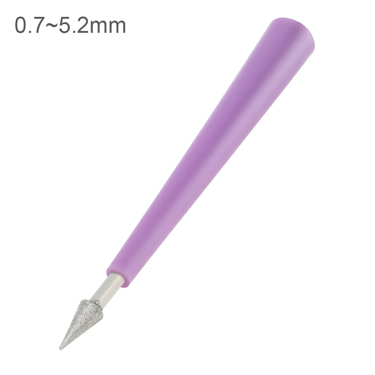 1/4 Pcs Needle Files Set Diamond Tipped Pearl Bead Reamer Burr Beading for DIY Jewelry Making ABS Handle Beading Hole Hand Tools
